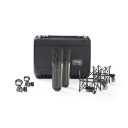 WARM AUDIO PAR MICROFONES INSTRUMENTO Edição Limitada WA 87 R2 Titanium Stereo
