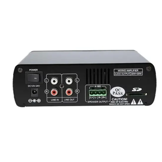 Audiomix AMPLIFICADOR AUDIO DC 12 24V AM 60
