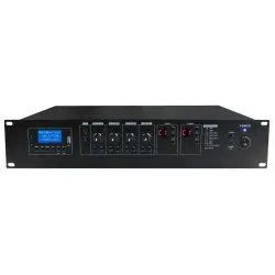 KARMA AMPLIFICADOR LINHA PAA2480 100V 960W FM/USB/MP3 – 2 Zonas