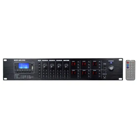 KARMA AMPLIFICADOR POTÊNCIA PAA720MBZX 6x120w Matriz (6 zonas)
