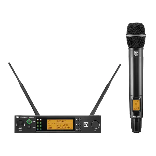 EV Electro Voice SISTEMA MICROFONE MÃO RE3-ND86-5H (560-596MHz)