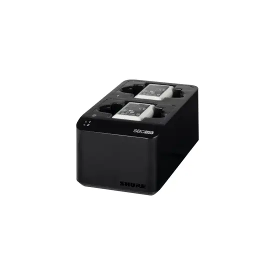 Shure CARREGADOR DUPLO SBC203
