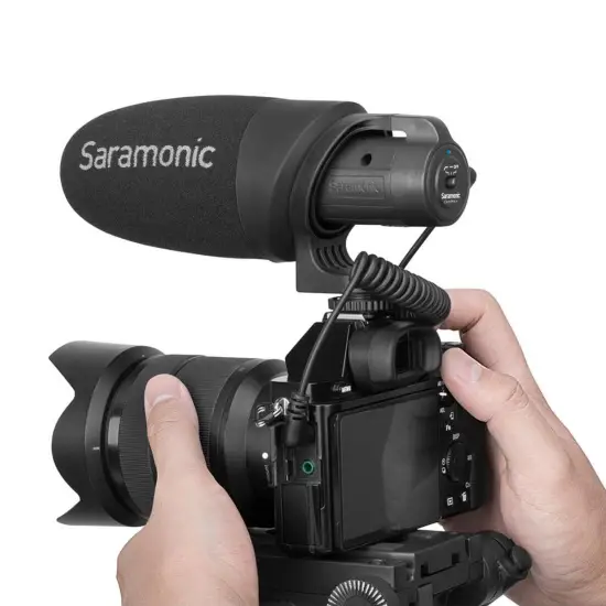 Saramonic MICROFONE CONDENSADOR SHOTGUN CamMic+