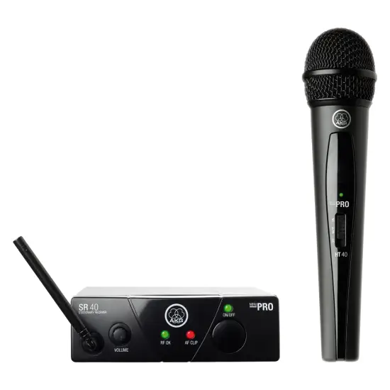 AKG SISTEMA MICROFONE MAO WMS40MINI Vocal Set BD US25C  (539.300 Mhz)