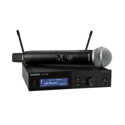 Shure SISTEMA MICROFONE MÃO SLXD24+ E/58 S50 (823-865MHz)