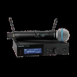 Shure SISTEMA MICROFONE MÃO SLXD24+ E/Beta58 G65 (470-606MHz)