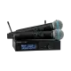 Shure SISTEMA MICROFONE MÃO DUPLO SLXD24D+ E/Beta58 S50 (823-865MHz)