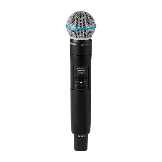 Shure SISTEMA MICROFONE MÃO DUPLO SLXD24D+ E/Beta58 K55 (606-694MHz)