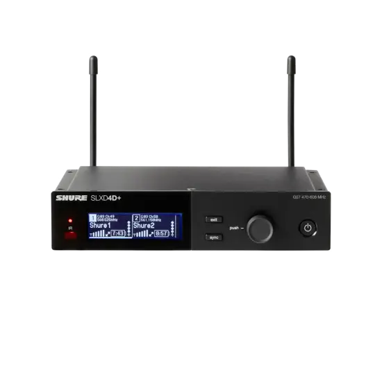 Shure SISTEMA MICROFONE MÃO DUPLO SLXD24D+ E/Beta58 G65 (470-606MHz)