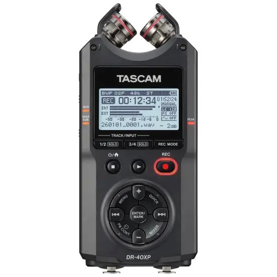 Tascam GRAVADOR PORTATIL DR-40XP