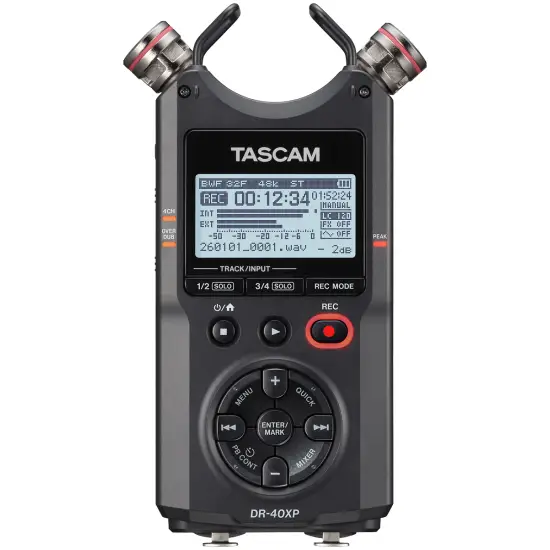 Tascam GRAVADOR PORTATIL DR-40XP