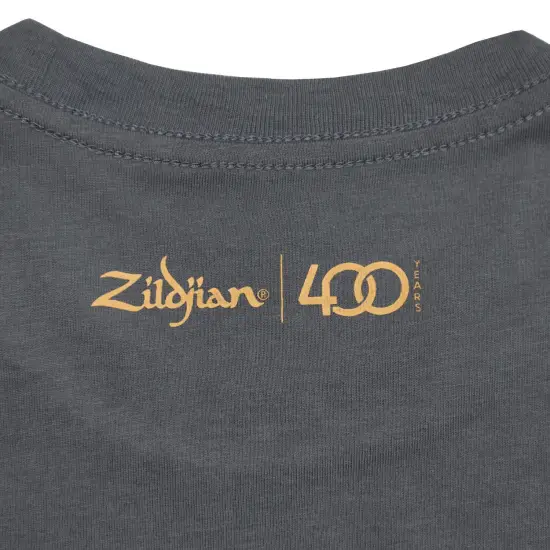 Zildjian T SHIRT Limited Edition 400th Anniversary Classical M Cinzenta
