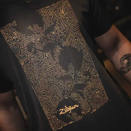 Zildjian T SHIRT Limited Edition 400th Anniversary Armenian M Preta