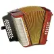 Hohner CONCERTINA CORONA II Red GCF
