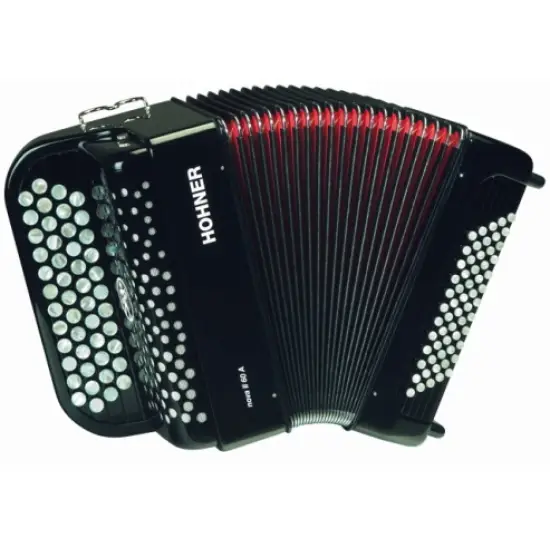 Hohner ACORDEÃO Nova II 60A BAIXOS BLACK