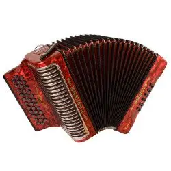 Hohner CONCERTINA CORONA II XTREME RED GCF