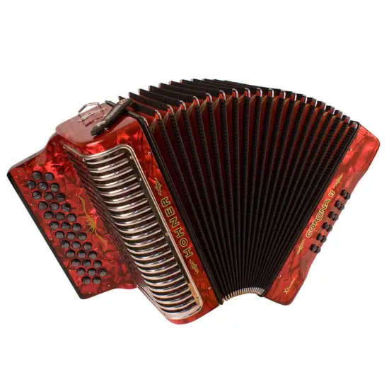 Hohner CONCERTINA CORONA II XTREME RED GCF