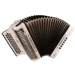 Hohner CONCERTINA CORONA II T XTREME WHITE GCF