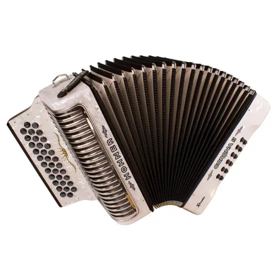 Hohner CONCERTINA CORONA II T XTREME WHITE GCF