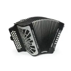 Hohner CONCERTINA COMPADRE PRETA GCF