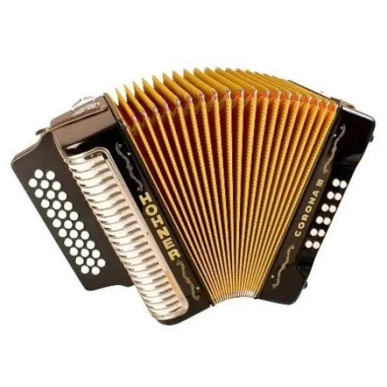 Hohner CONCERTINA CORONA III Black GCF