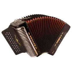 Hohner CONCERTINA CORONA II T XTREME BLACK GCF