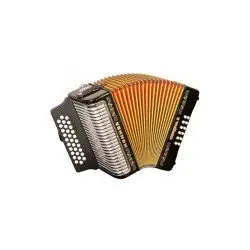 Hohner CONCERTINA CORONA II Black GCF