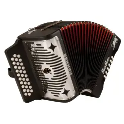 Hohner CONCERTINA Panther II  Black GCF