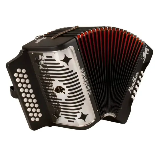 Hohner CONCERTINA Panther II  Black GCF