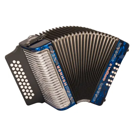 Hohner CONCERTINA Corona II Dark Blue GCF