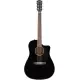Fender CD 60SCE Dread WN BLK