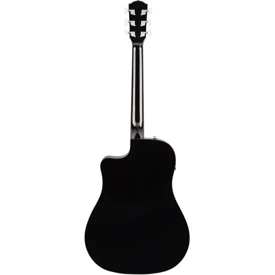 Fender CD 60SCE Dread WN BLK