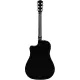 Fender CD 60SCE Dread WN BLK