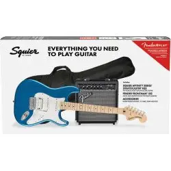 Squier Pack Affinity Stratocaster HSS MN LPB