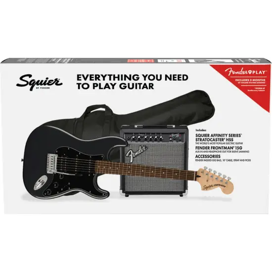 Squier Pack Affinity Series Stratocaster HSS LRL CFM