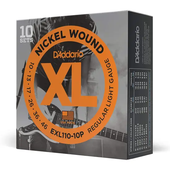 Daddario EXL110 10P Nickel Wound 10 46