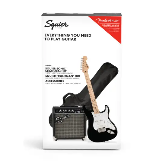 Squier Sonic Stratocaster Pack MN BLK