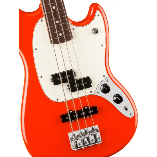 Fender Player II Mustang Bass PJ RW Coral Red