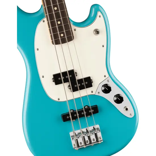 Fender Player II Mustang Bass PJ RW Aquatone Blue