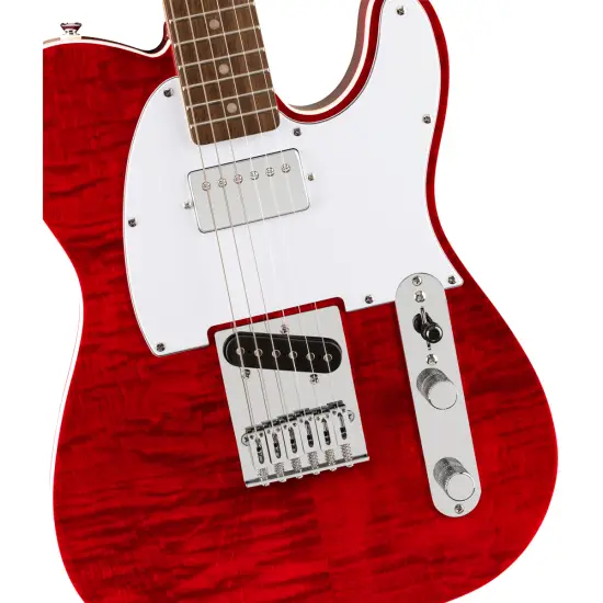 Squier Affinity Telecaster FMT SH LRL Crimson Red Transparent
