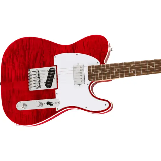 Squier Affinity Telecaster FMT SH LRL Crimson Red Transparent