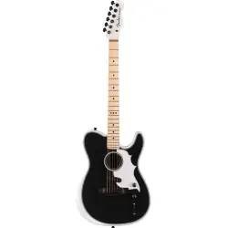 Fender Jack White Triplesonic Acoustasonic Telecaster MN Satin Artic White w/ Black Top
