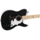 Fender Jack White Triplesonic Acoustasonic Telecaster MN Satin Artic White w/ Black Top