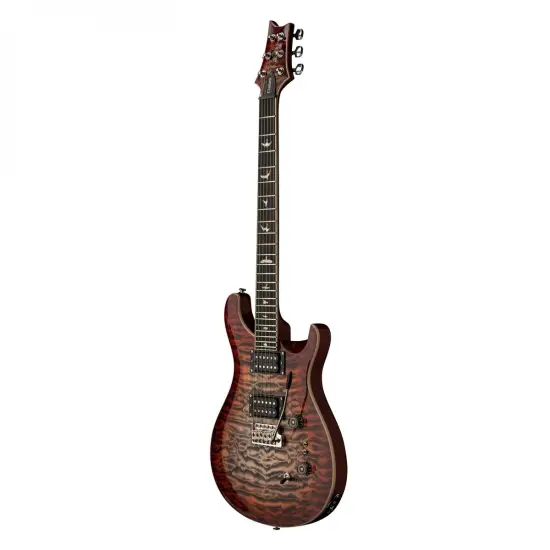PRS SE Custom 24 08 Quilt Charcoal Cherry Burst