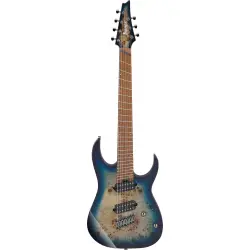 Ibanez RGMS7PB Cosmic Blue Starburst