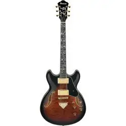Ibanez Artcore Expressionist AS93QMSP Dark Brown Sunburst