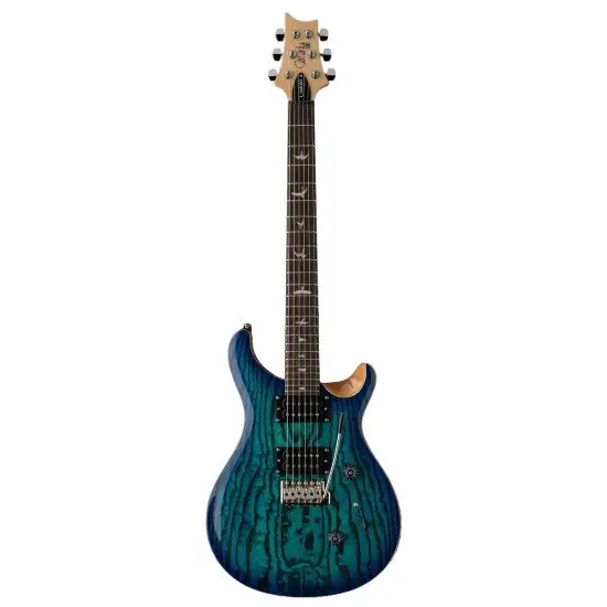PRS LTD ED SE Custom 24 Burled Ash Lake Blue