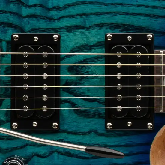 PRS LTD ED SE Custom 24 Burled Ash Lake Blue