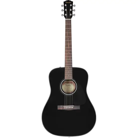 Fender CD 60 Dread V3 WN BLK c/estojo