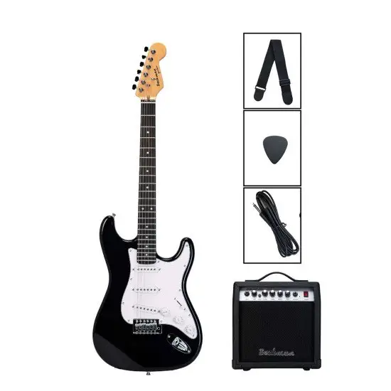 Beckman Guitars Strat Black